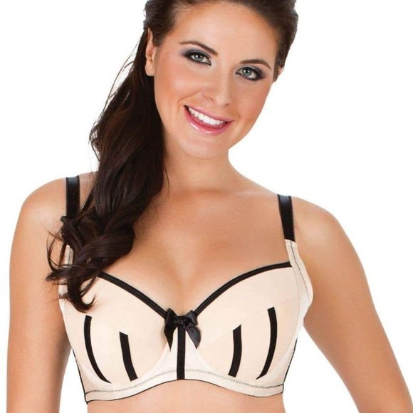 Parfait Other - Parfait Charlotte Bra in Peach and Black 36F
